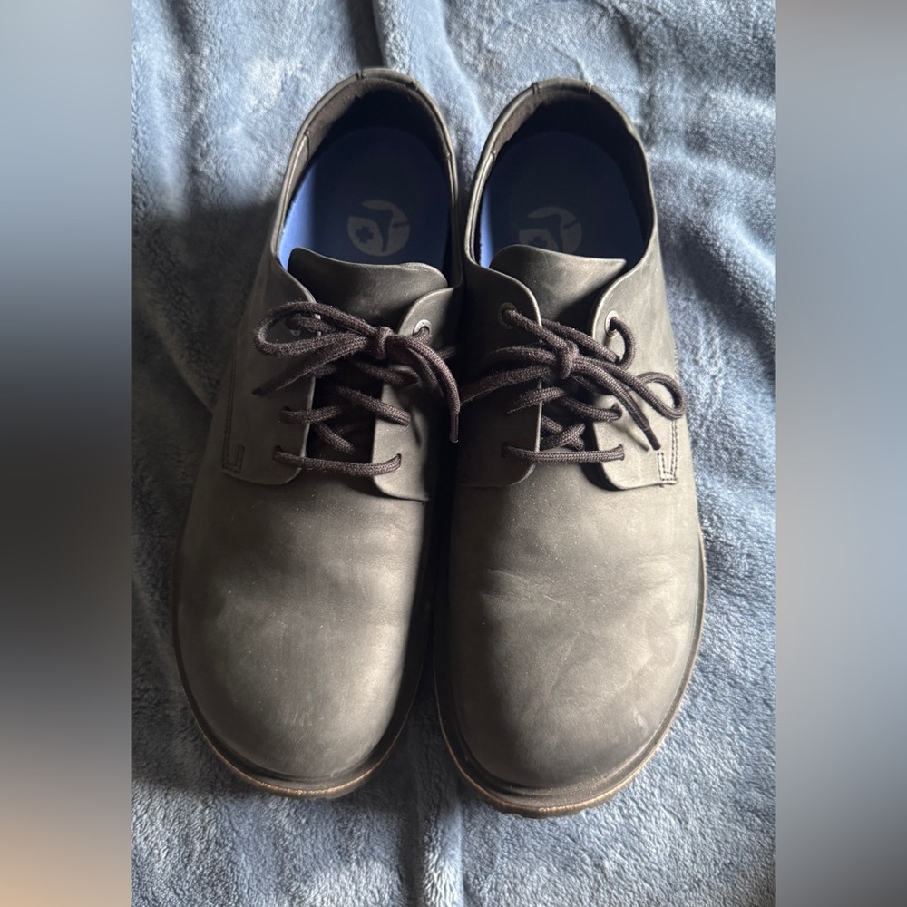 Birkenstock Men's Black Oxfords